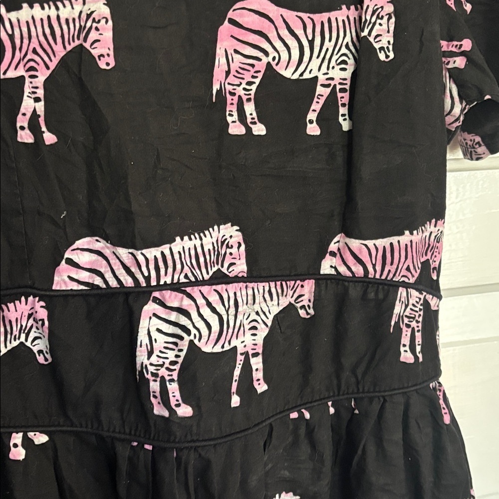 Ruby Rocks Black and Pink Zebra Print Dress - Picture 2 of 6